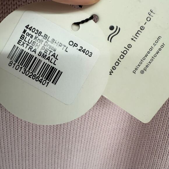 NWT Peixoto Nora Knit Midi Dress Sz XS Blush Petal Adjustable Straps Beachy Boho - Picture 9 of 12